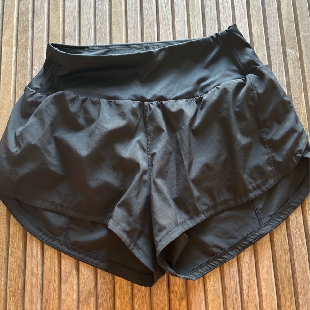 Women's Black Athletic Shorts